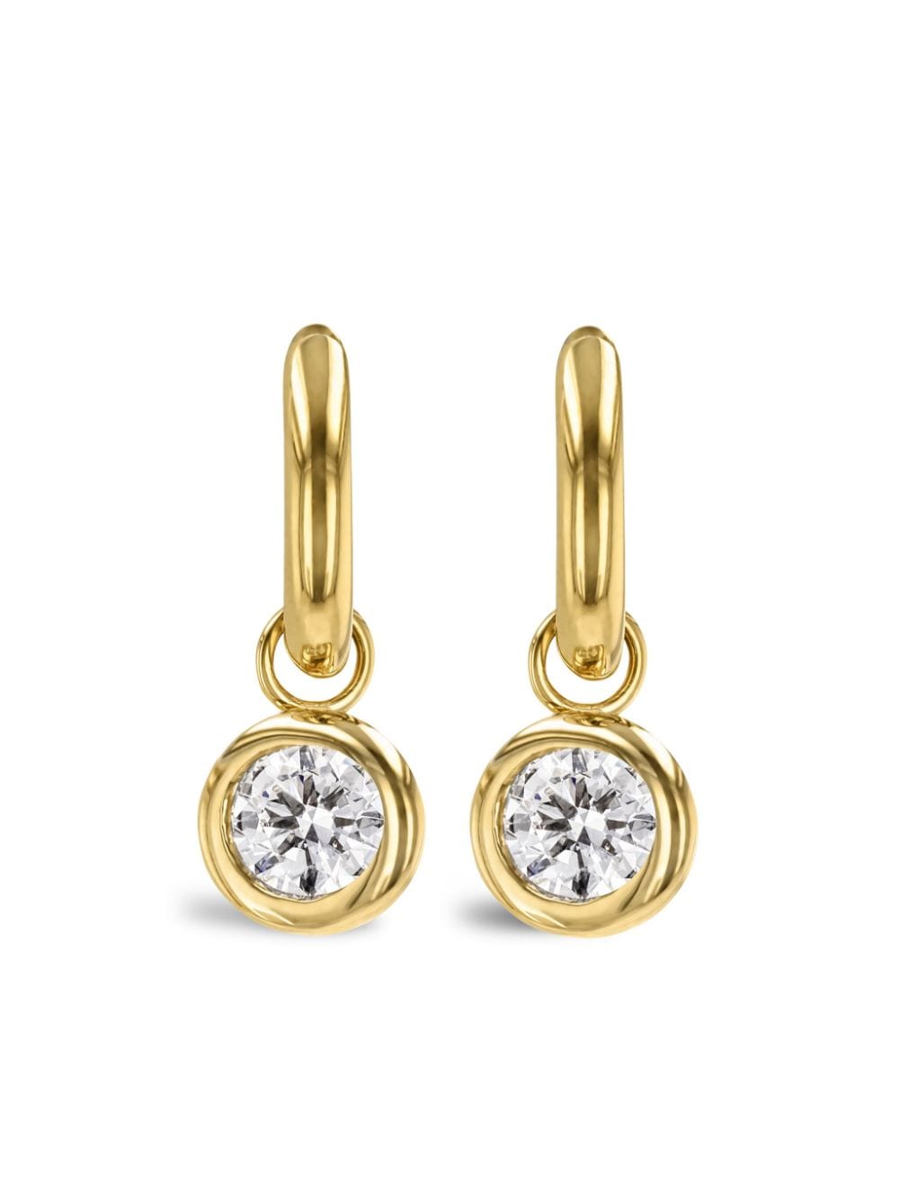 Pragnell 18kt yellow gold Sundance diamond drop earrings von Pragnell