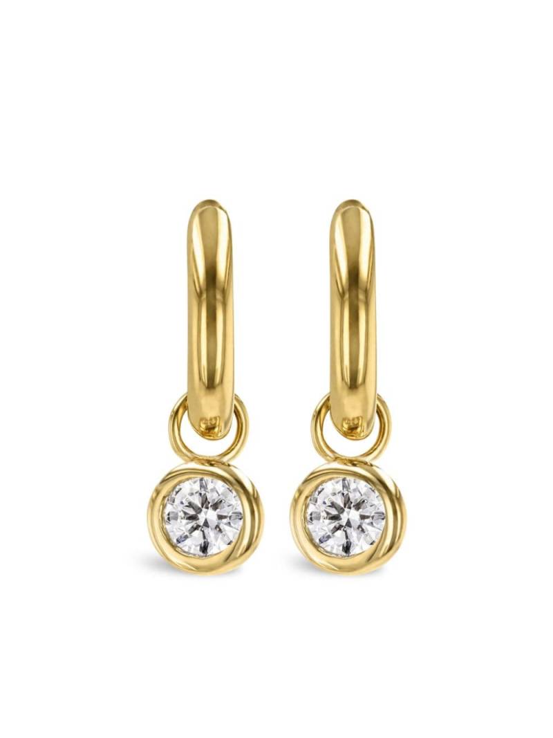 Pragnell 18kt yellow gold Sundance diamond hoop earrings von Pragnell