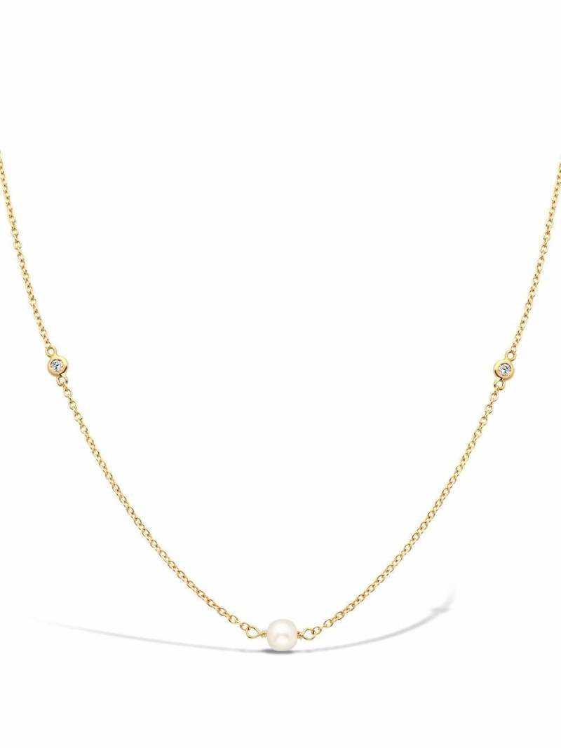 Pragnell 18kt yellow gold Sundance pearl and diamond necklace von Pragnell