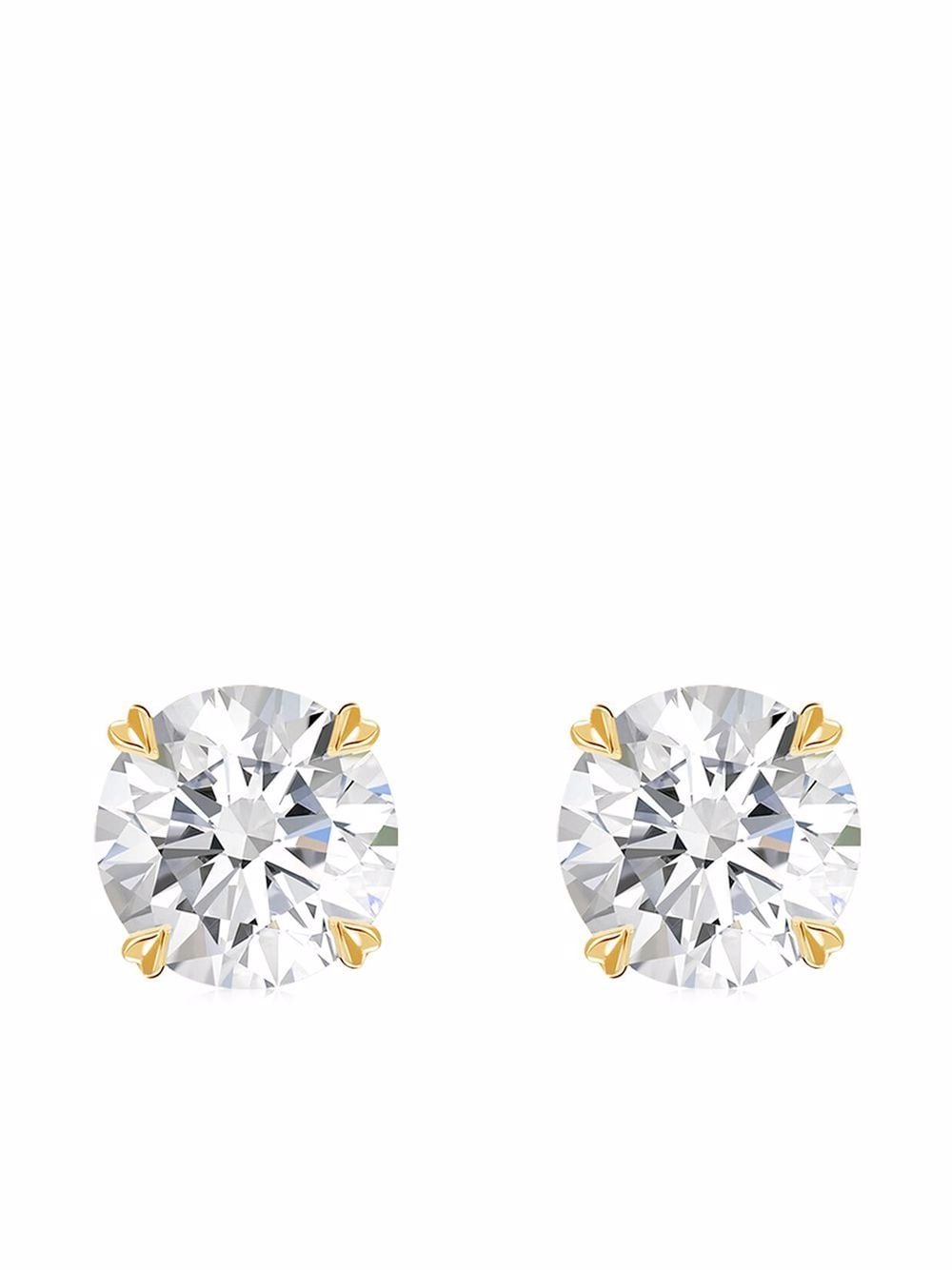 Pragnell 18kt yellow gold Windsor 0.70ct diamond stud earrings von Pragnell