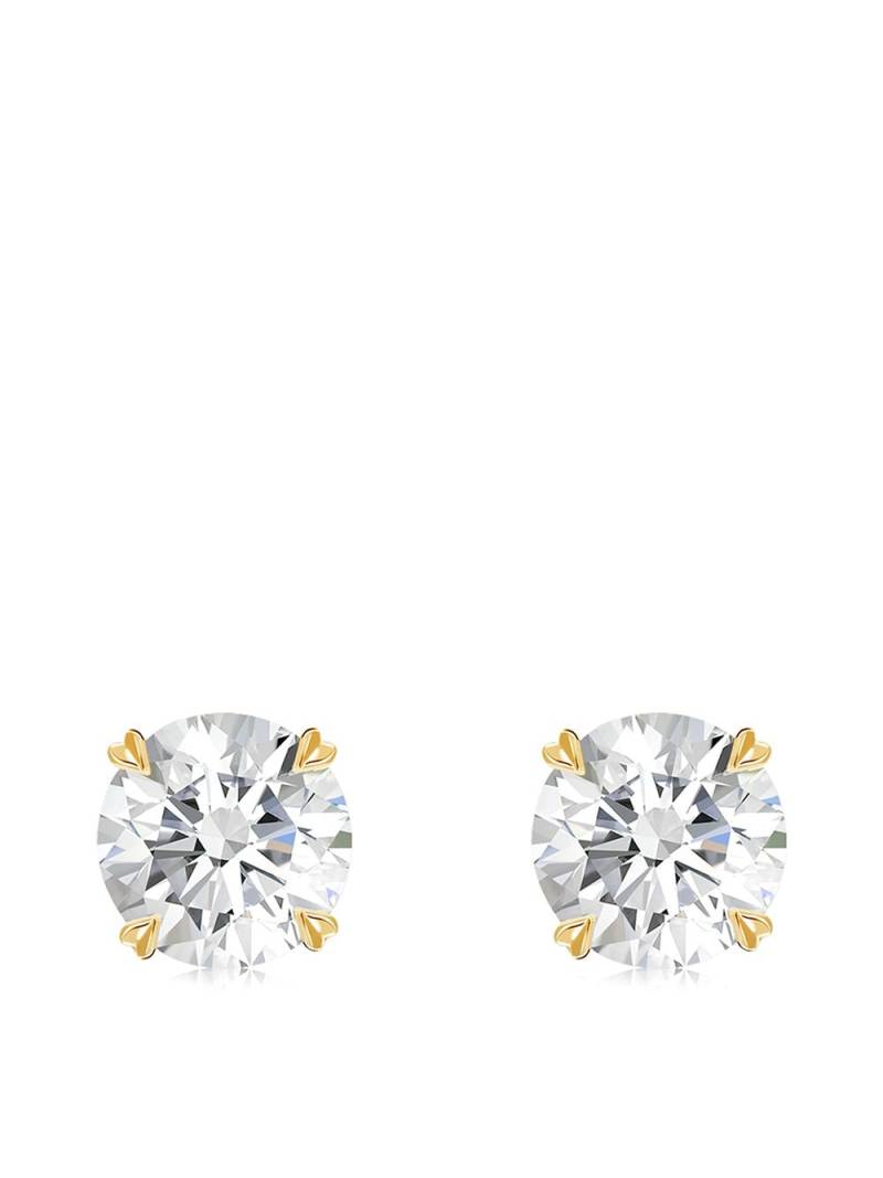 Pragnell 18kt yellow gold diamond Windsor stud earrings von Pragnell