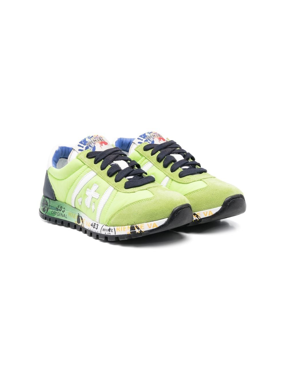 Premiata Kids Lucy lace-up sneakers - Green von Premiata Kids