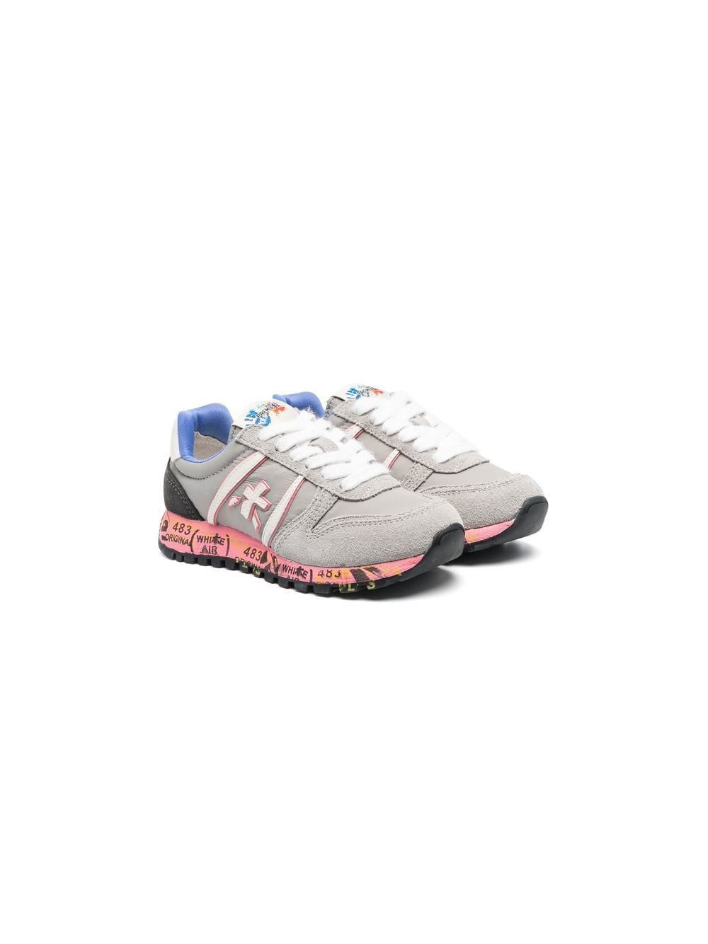 Premiata Kids Sky lace-up sneakers - Grey von Premiata Kids