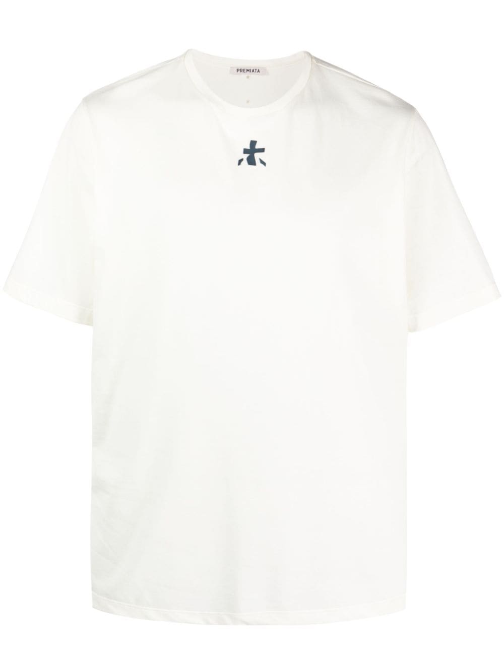 Premiata 3D Flag cotton T-shirt - Neutrals