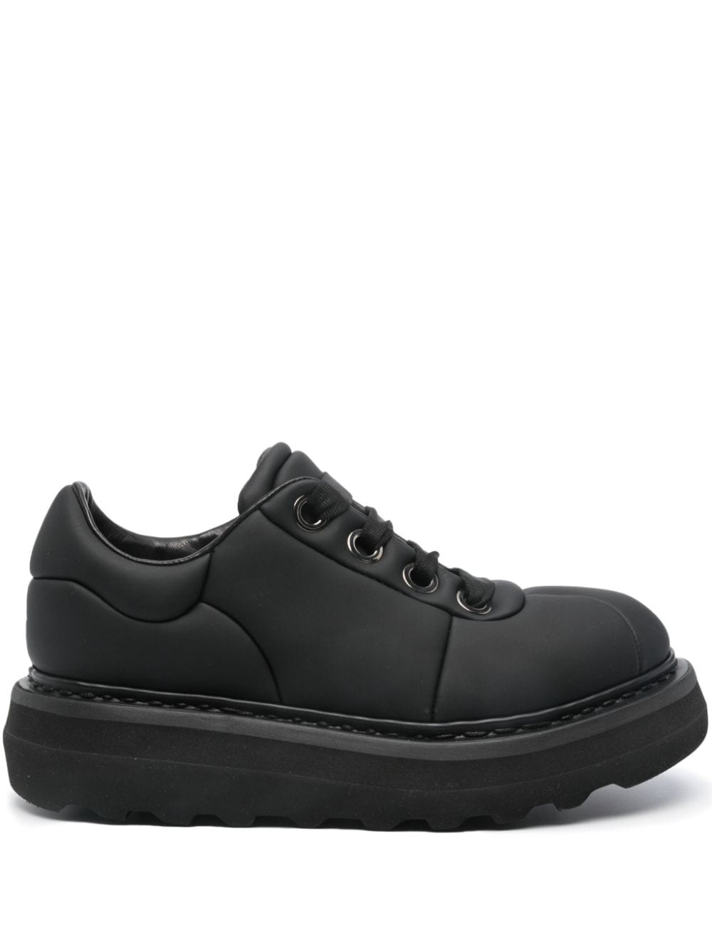 Premiata Cal padded lace-up sneakers - Black von Premiata