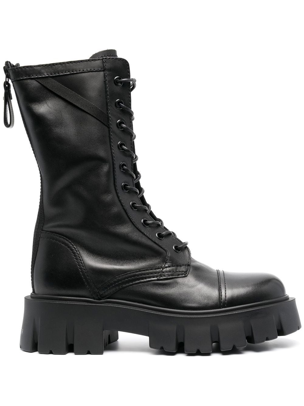 Premiata Elba combat boots - Black von Premiata
