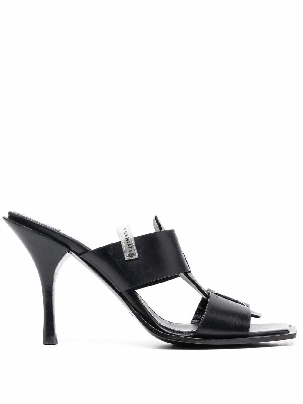 Premiata double-strap leather sandals - Black von Premiata