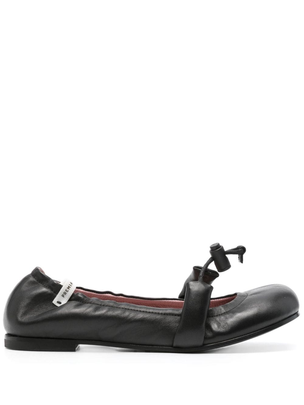 Premiata elasticated leather ballerina shoes - Black von Premiata