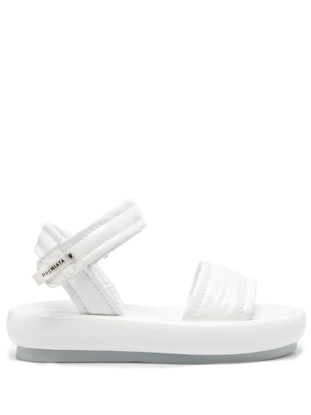 Premiata high-shine leather sandals - White von Premiata