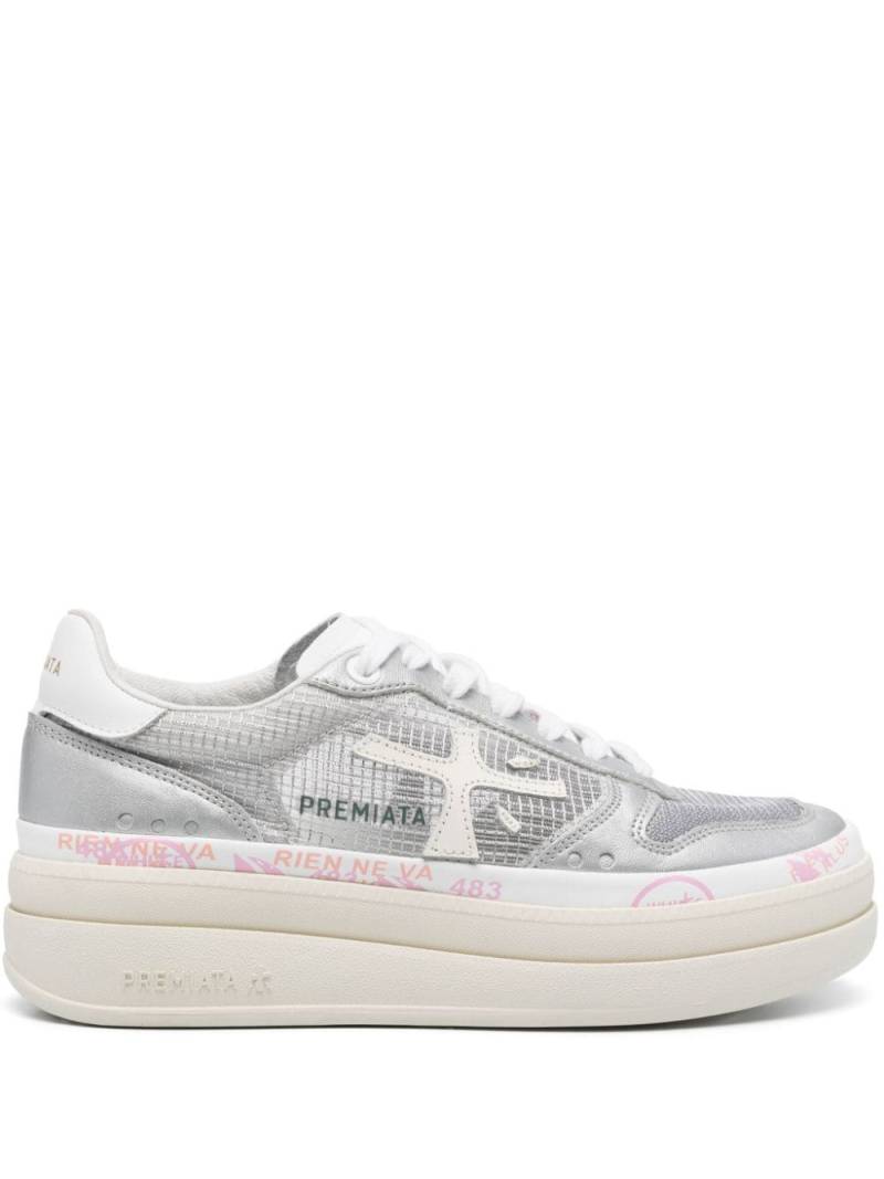 Premiata leather sneakers - Grey von Premiata