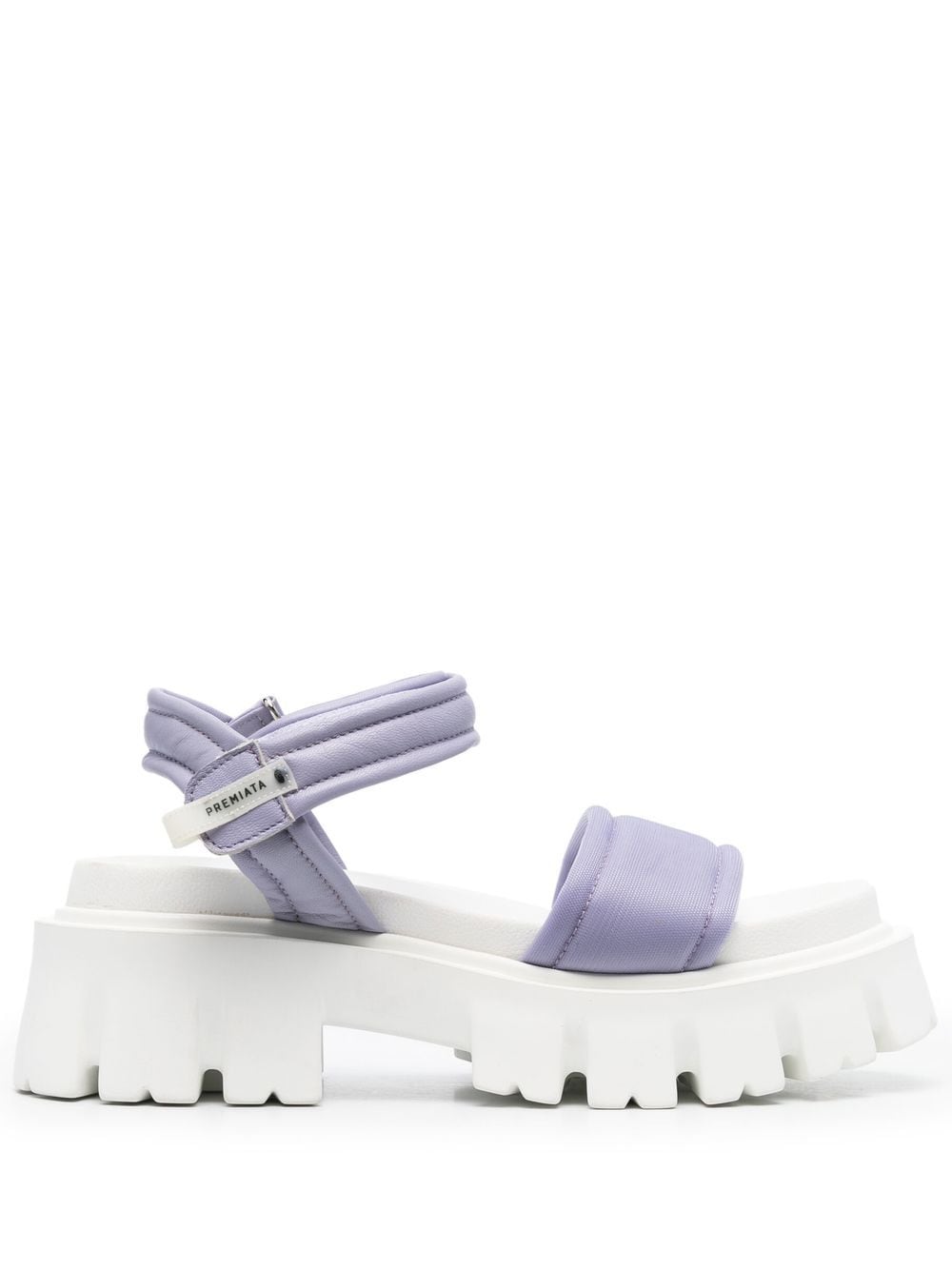 Premiata leather touch-strap platform sandals - Purple von Premiata