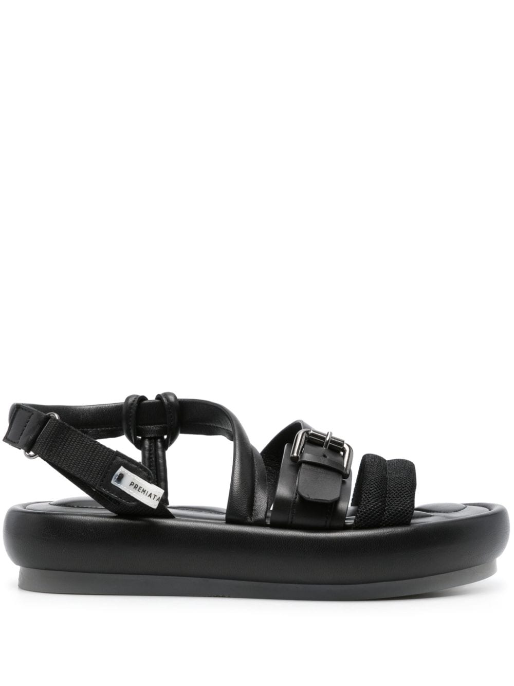 Premiata logo-tag leather sandals - Black von Premiata