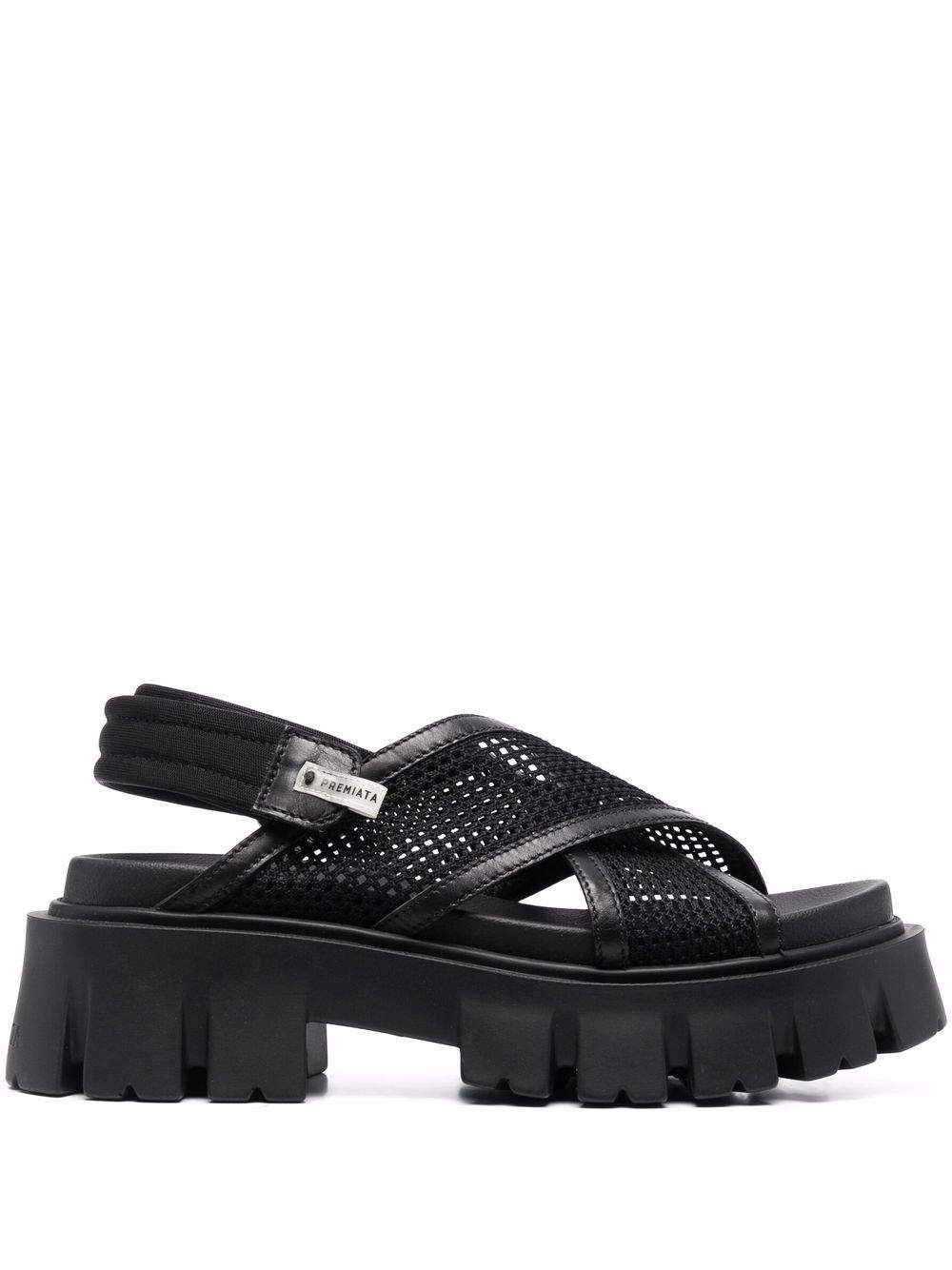 Premiata mesh-strap detail sandals - Black von Premiata