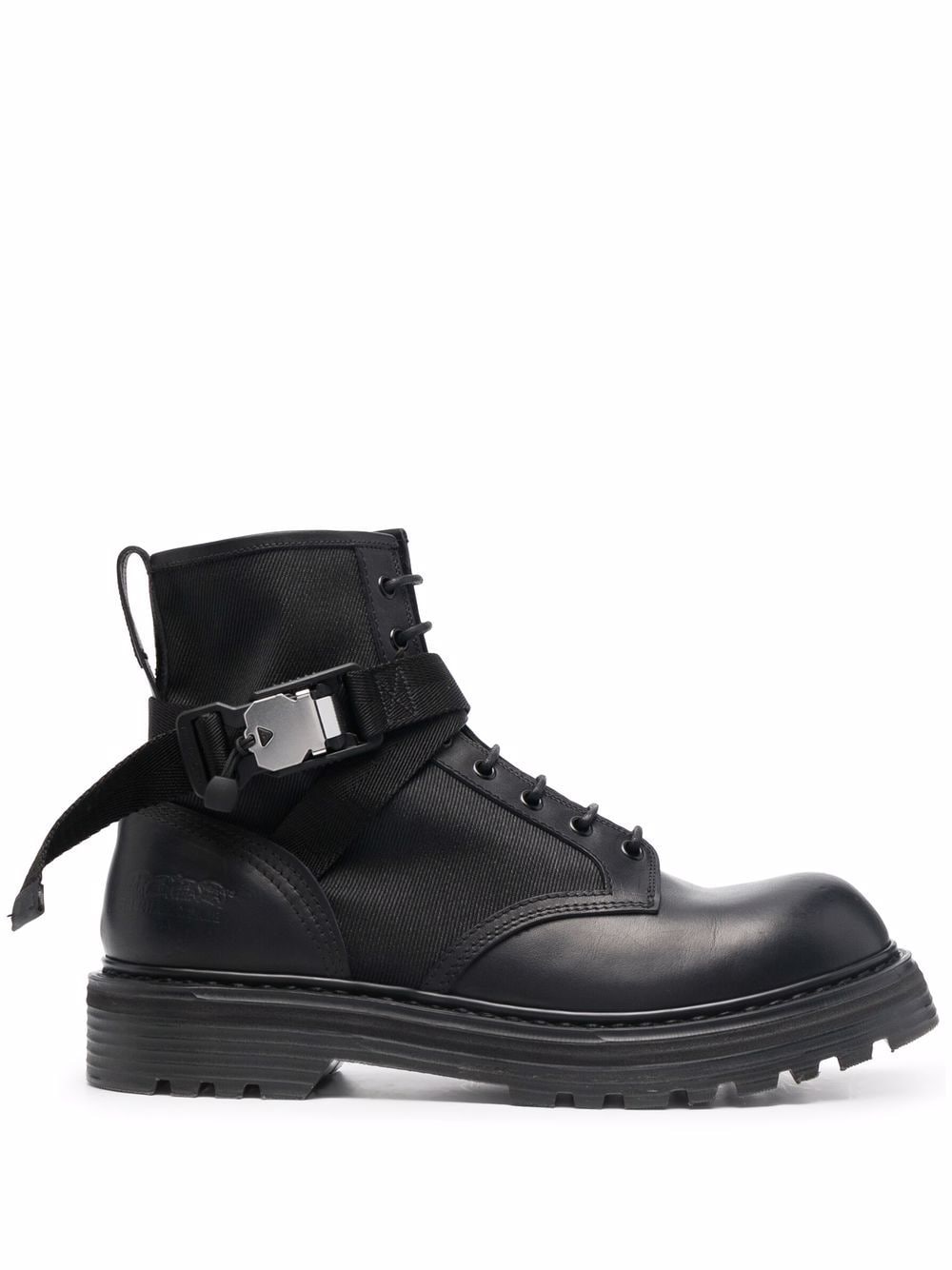 Premiata panelled leather ankle boots - Black von Premiata