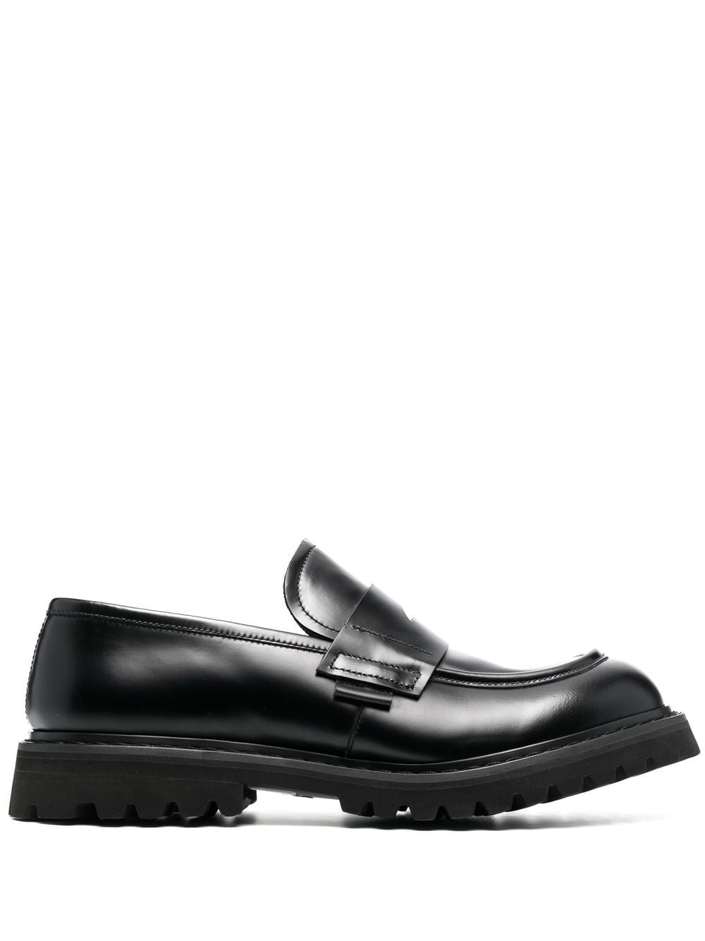 Premiata penny-slot leather loafers - Black von Premiata