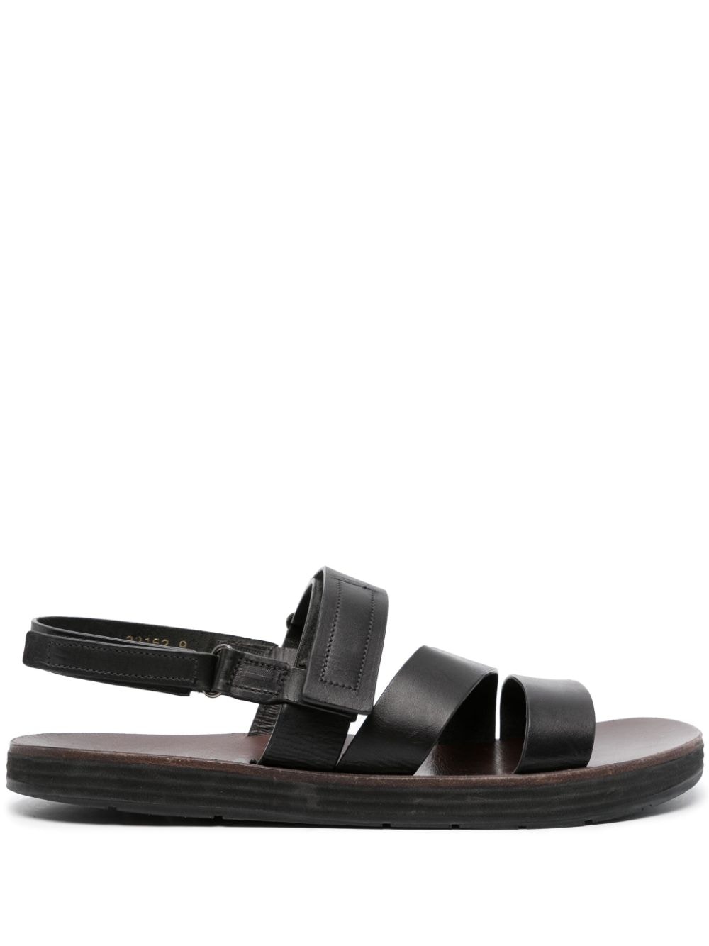 Premiata touch-strap leather sandals - Black von Premiata