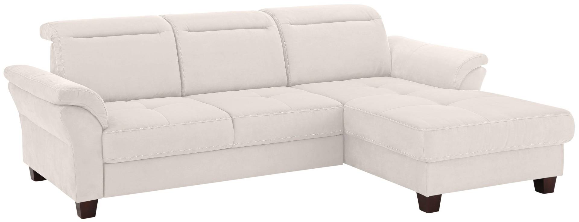 Home affaire Ecksofa »Solvei L-Form«, mit Recamierenabschluss und Sitztiefenverstellung von home affaire