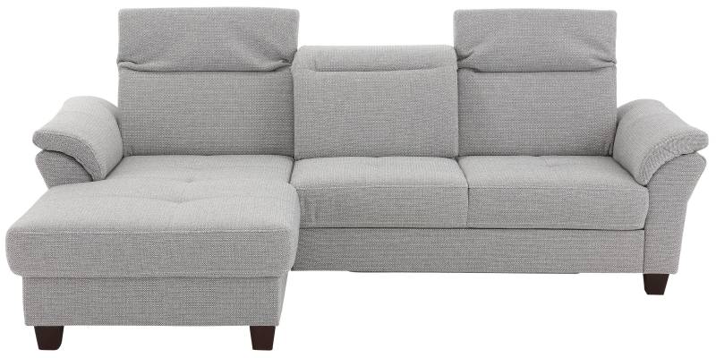 Home affaire Ecksofa »Solvei L-Form«, mit Recamierenabschluss und Sitztiefenverstellung von home affaire