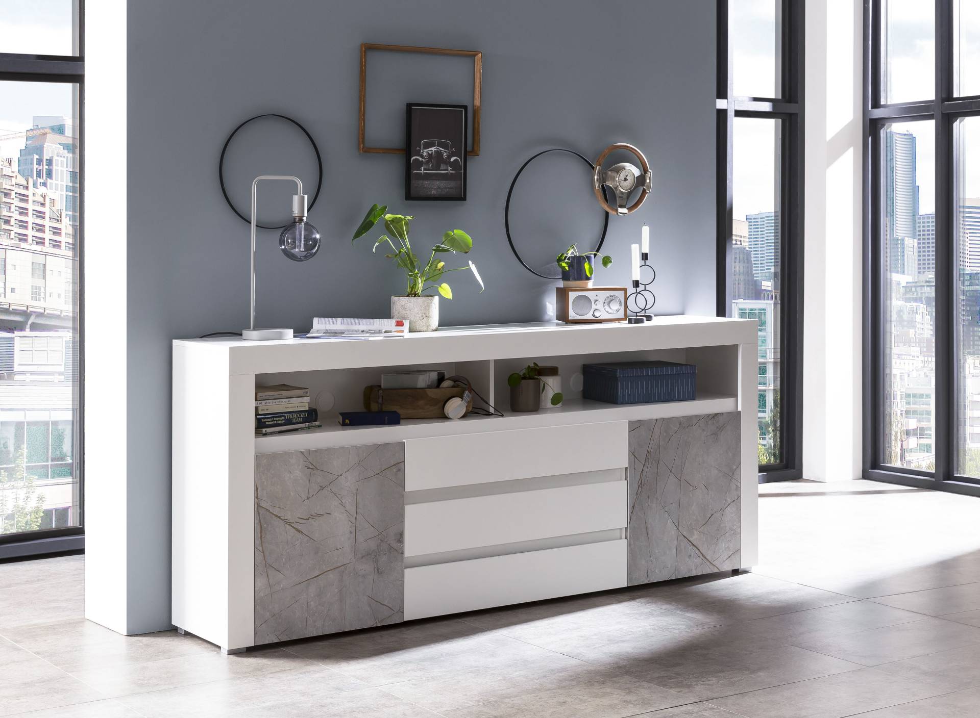 Home affaire Sideboard »Stone Marble« von home affaire