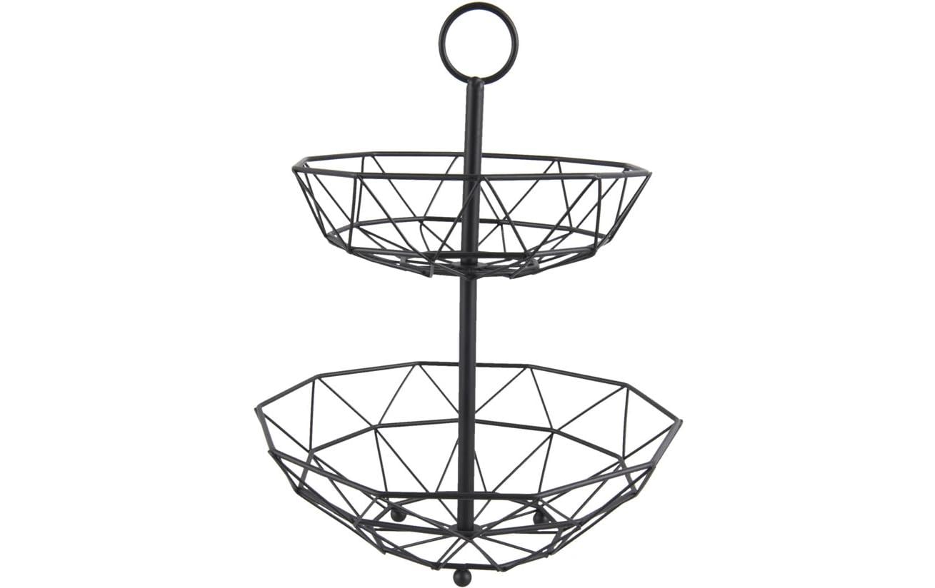 Present Time Obstschale »Diamond Cut 2 1 Stück Schwarz«, aus Eisen Present Time Obstschale »Diamond Cut 2 1 Stück Schwarz«, aus Eisen von Present Time