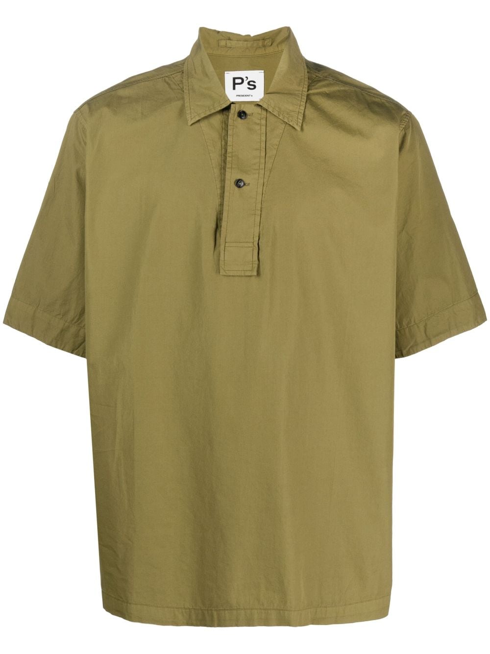 President’S short-sleeve cotton shirt - Green von President’S