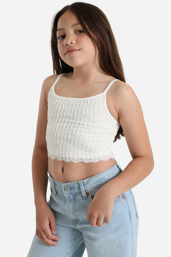Pretty Mess Crop Spitzentop | Offwhite | Mädchen  | 8 von Pretty Mess