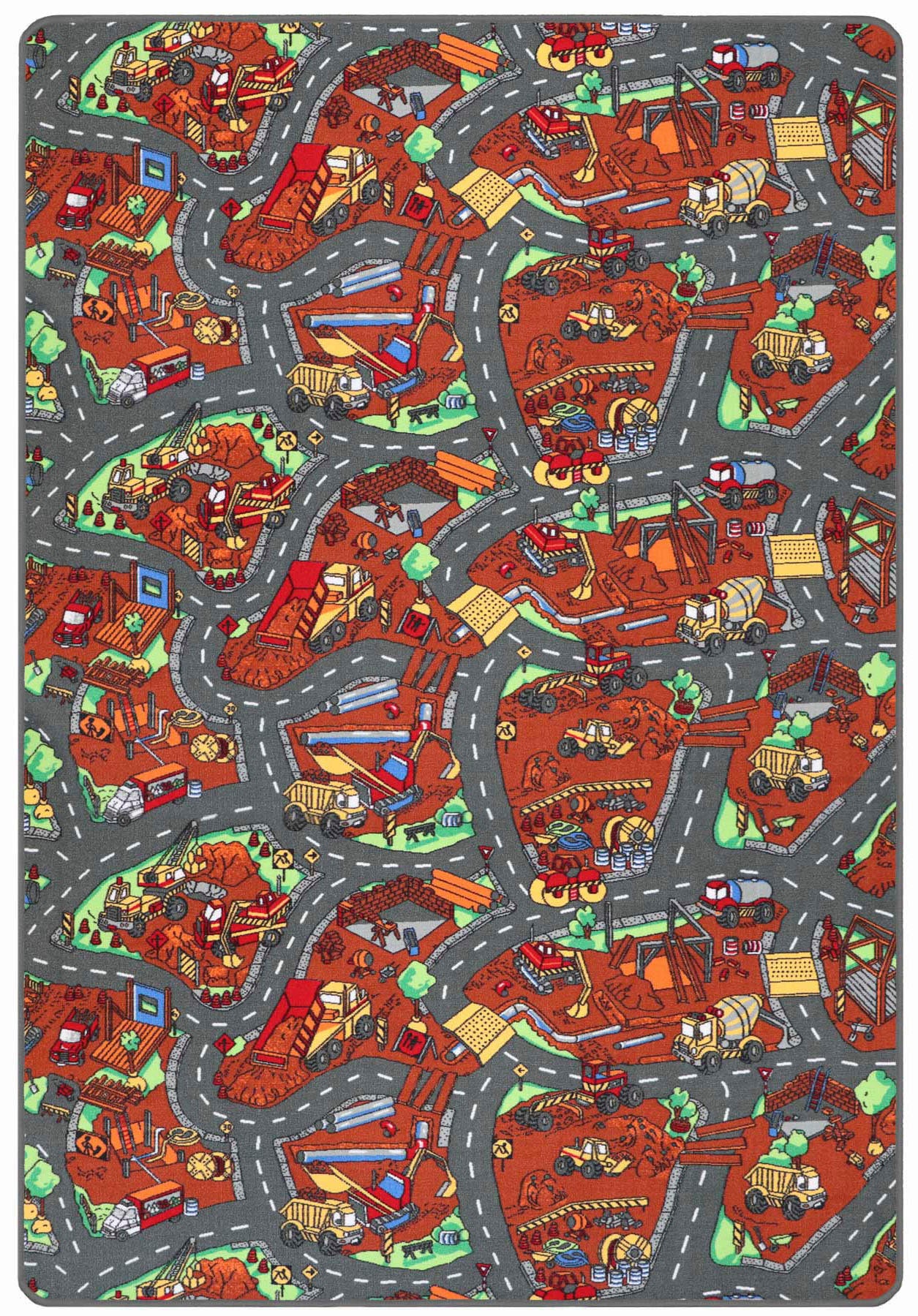 Primaflor-Ideen in Textil Kinderteppich »BAUSTELLE«, rechteckig, 5 mm Höhe, Strassen-Spiel-Teppich, Kinderzimmer Primaflor-Ideen in Textil Kinderteppich »BAUSTELLE«, rechteckig, 5 mm Höhe, Strassen-Spiel-Teppich, Kinderzimmer von Primaflor-Ideen in Textil