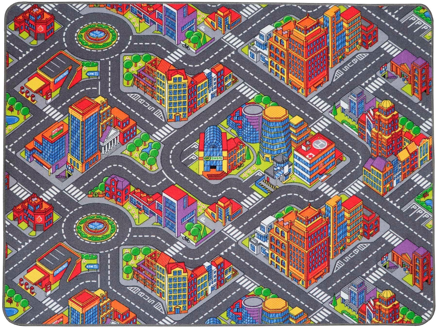 Primaflor-Ideen in Textil Kinderteppich »BIG CITY«, rechteckig von Primaflor-Ideen in Textil