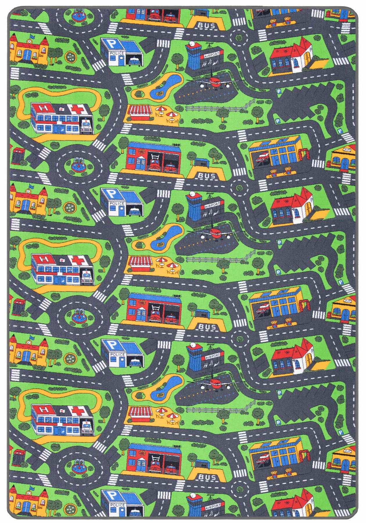 Primaflor-Ideen in Textil Kinderteppich »CITY«, rechteckig, 5 mm Höhe, Strassen-Spiel-Teppich, Strassenbreite ca. 9 cm, Kinderzimmer Primaflor-Ideen in Textil Kinderteppich »CITY«, rechteckig, 5 mm Höhe, Strassen-Spiel-Teppich, Strassenbreite ca. 9 cm, Kinderzimmer von Primaflor-Ideen in Textil