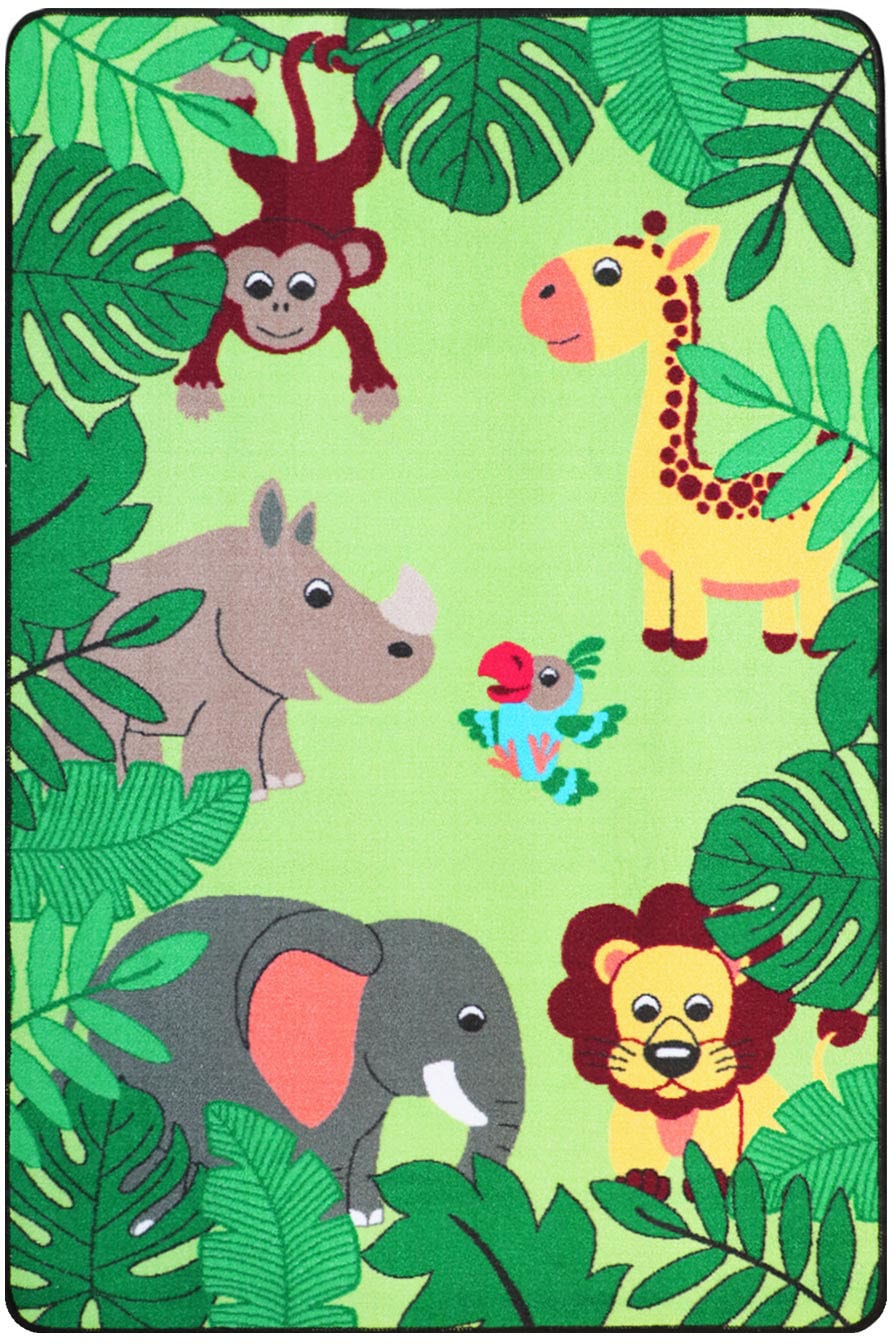 Primaflor-Ideen in Textil Kinderteppich »JUNGLE«, rechteckig, 5 mm Höhe, Motiv Dschungel Tiere, Kinderzimmer Primaflor-Ideen in Textil Kinderteppich »JUNGLE«, rechteckig, 5 mm Höhe, Motiv Dschungel Tiere, Kinderzimmer von Primaflor-Ideen in Textil