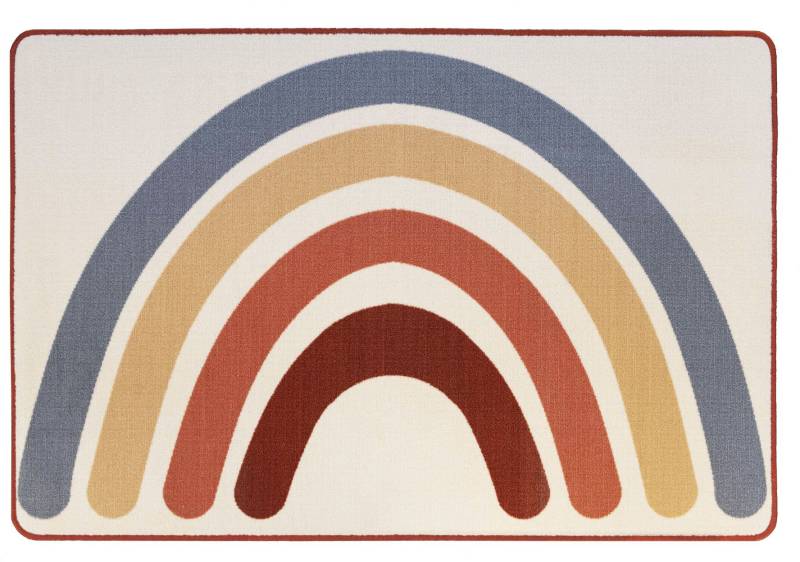 Primaflor-Ideen in Textil Kinderteppich »RAINBOW«, rechteckig, 5 mm Höhe, Kurzflor, Motiv Regenbogen, Kinderzimmer von Primaflor-Ideen in Textil