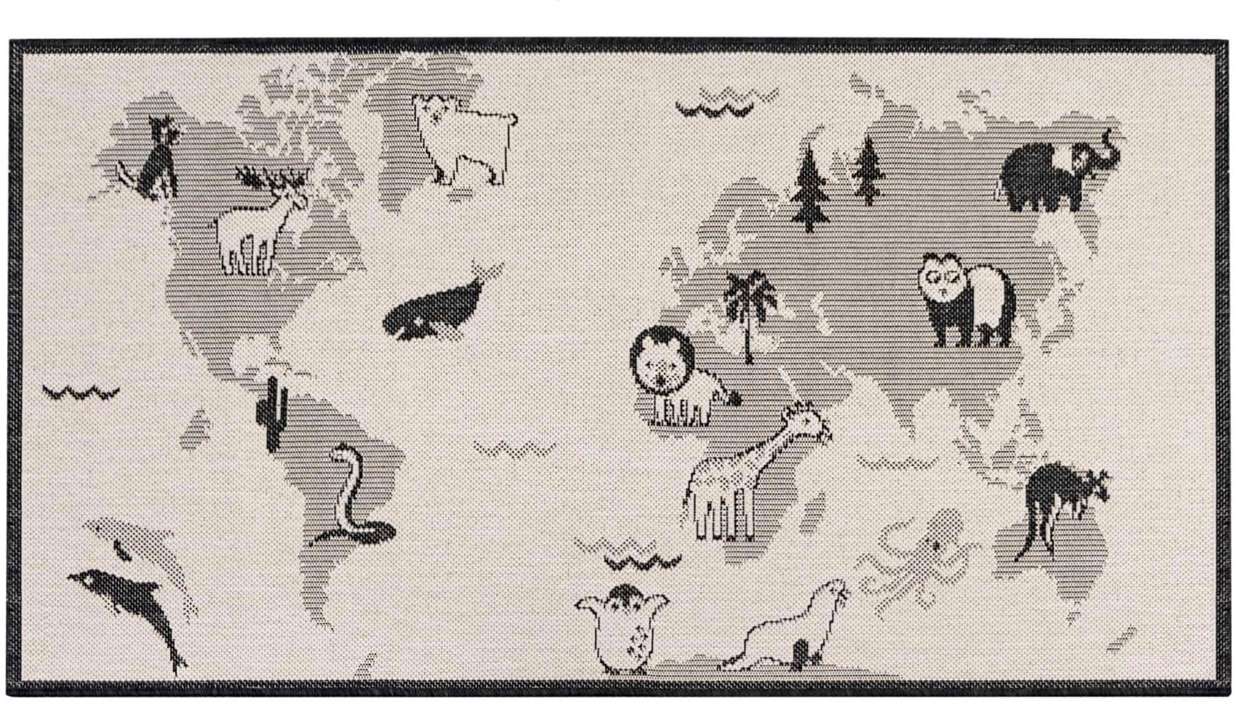 Primaflor-Ideen in Textil Kinderteppich »LINIA - Weltkarte«, rechteckig, 3 mm Höhe, Flachgewebe, Motiv Weltkarte, In- und Outdoor geeignet, Kinderzimmer Primaflor-Ideen in Textil Kinderteppich »LINIA - Weltkarte«, rechteckig, 3 mm Höhe, Flachgewebe, Motiv Weltkarte, In- und Outdoor geeignet, Kinderzimmer von Primaflor-Ideen in Textil