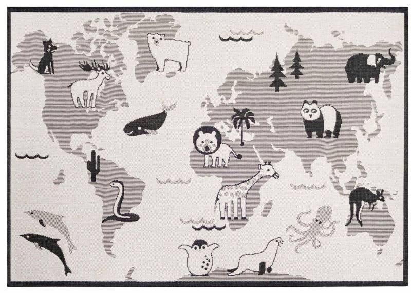 Primaflor-Ideen in Textil Kinderteppich »LINIA - Weltkarte«, rechteckig von Primaflor-Ideen in Textil