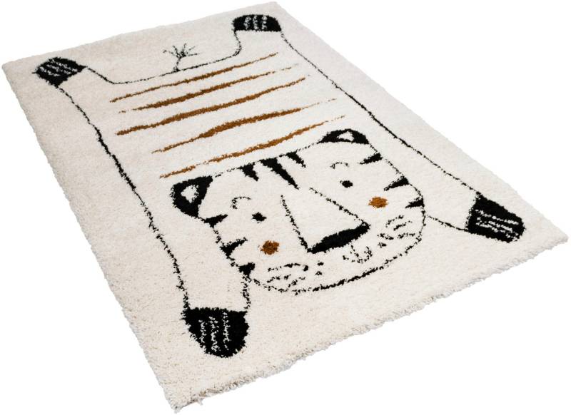 Primaflor-Ideen in Textil Kinderteppich »NOMAD - White Tiger«, rechteckig von Primaflor-Ideen in Textil