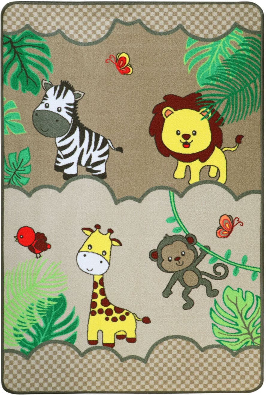 Primaflor-Ideen in Textil Kinderteppich »SAFARI«, rechteckig, 5 mm Höhe, Motiv Tiere der Savanne, Kinderzimmer Primaflor-Ideen in Textil Kinderteppich »SAFARI«, rechteckig, 5 mm Höhe, Motiv Tiere der Savanne, Kinderzimmer von Primaflor-Ideen in Textil