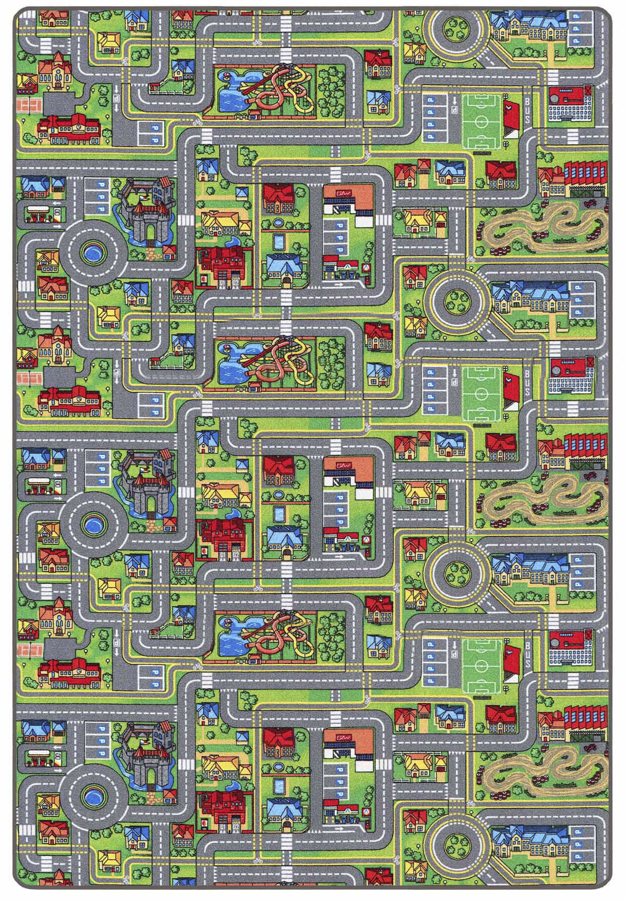 Primaflor-Ideen in Textil Kinderteppich »STREETS«, rechteckig, 5 mm Höhe, Strassen-Spiel-Teppich, Strassenbreite ca. 9 cm, Kinderzimmer Primaflor-Ideen in Textil Kinderteppich »STREETS«, rechteckig, 5 mm Höhe, Strassen-Spiel-Teppich, Strassenbreite ca. 9 cm, Kinderzimmer von Primaflor-Ideen in Textil