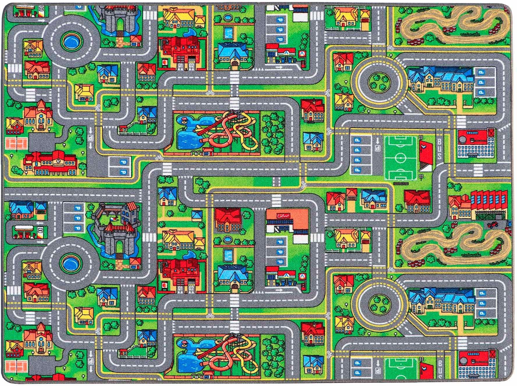 Primaflor-Ideen in Textil Kinderteppich »STREETS«, rechteckig, 5 mm Höhe, Strassen-Spiel-Teppich, Strassenbreite ca. 9 cm, Kinderzimmer Primaflor-Ideen in Textil Kinderteppich »STREETS«, rechteckig, 5 mm Höhe, Strassen-Spiel-Teppich, Strassenbreite ca. 9 cm, Kinderzimmer von Primaflor-Ideen in Textil