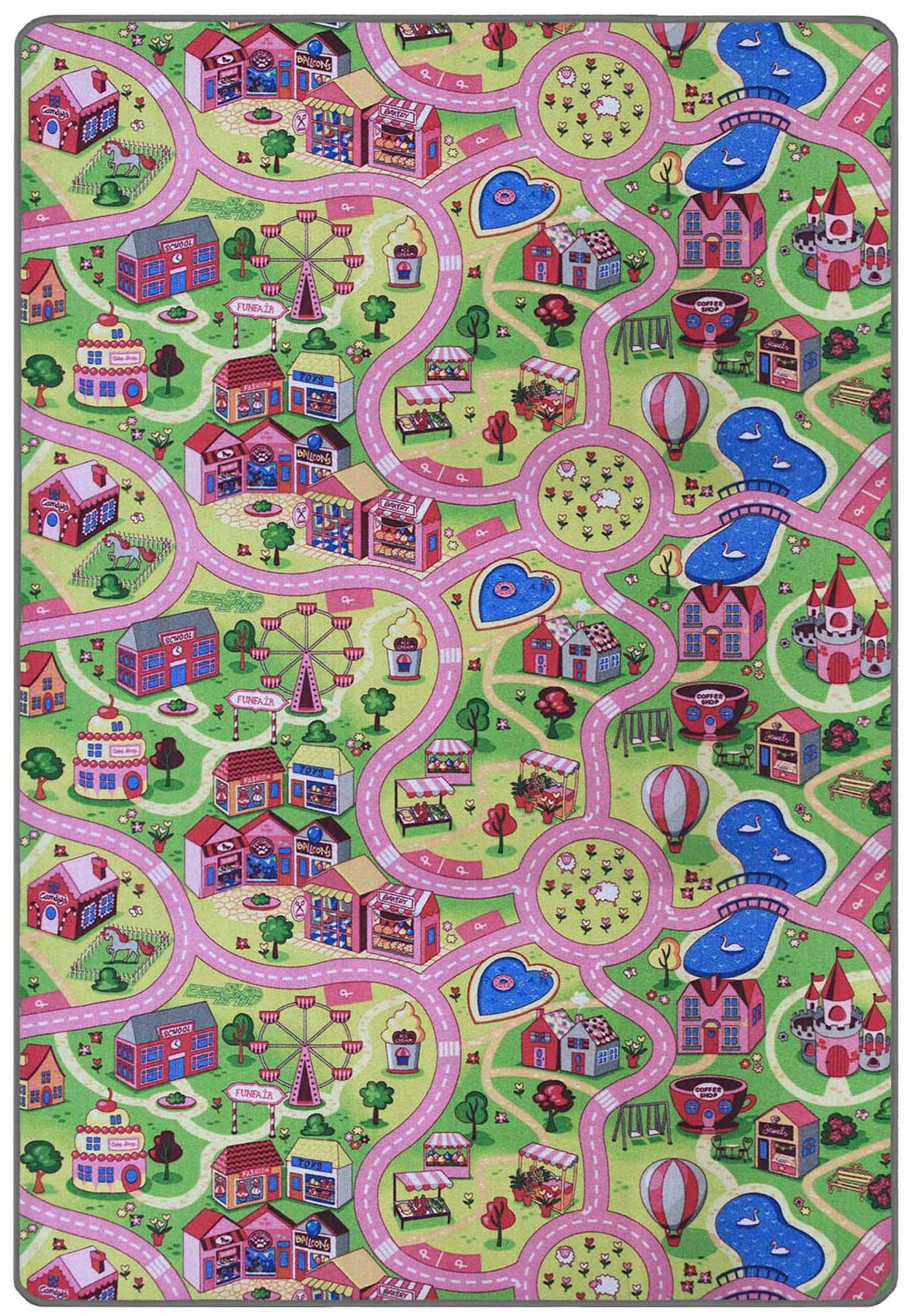 Primaflor-Ideen in Textil Kinderteppich »SWEET CITY«, rechteckig von Primaflor-Ideen in Textil