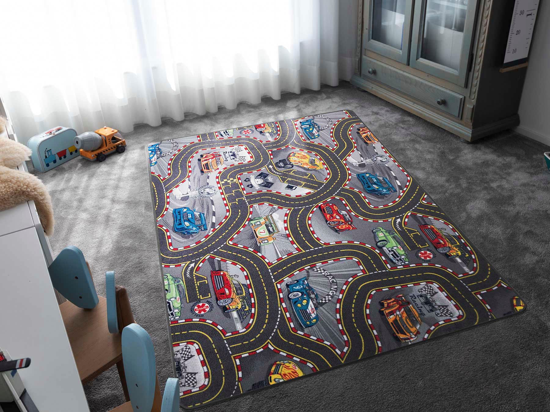 Primaflor-Ideen in Textil Kinderteppich »Spielteppich CARS«, rechteckig, 6,5 mm Höhe, Kurzflor, Strassen-Spiel-Teppich, Motiv Autos, Kinderzimmer Primaflor-Ideen in Textil Kinderteppich »Spielteppich CARS«, rechteckig, 6,5 mm Höhe, Kurzflor, Strassen-Spiel-Teppich, Motiv Autos, Kinderzimmer von Primaflor-Ideen in Textil