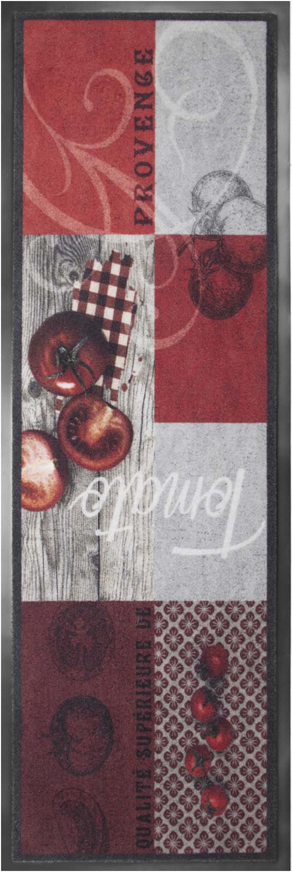 Primaflor-Ideen in Textil Küchenläufer »TOMATO«, rechteckig, 6,5 mm Höhe, Motiv Tomaten, mit Schriftzug, rutschhemmend, waschbar, Küche Primaflor-Ideen in Textil Küchenläufer »TOMATO«, rechteckig, 6,5 mm Höhe, Motiv Tomaten, mit Schriftzug, rutschhemmend, waschbar, Küche von Primaflor-Ideen in Textil