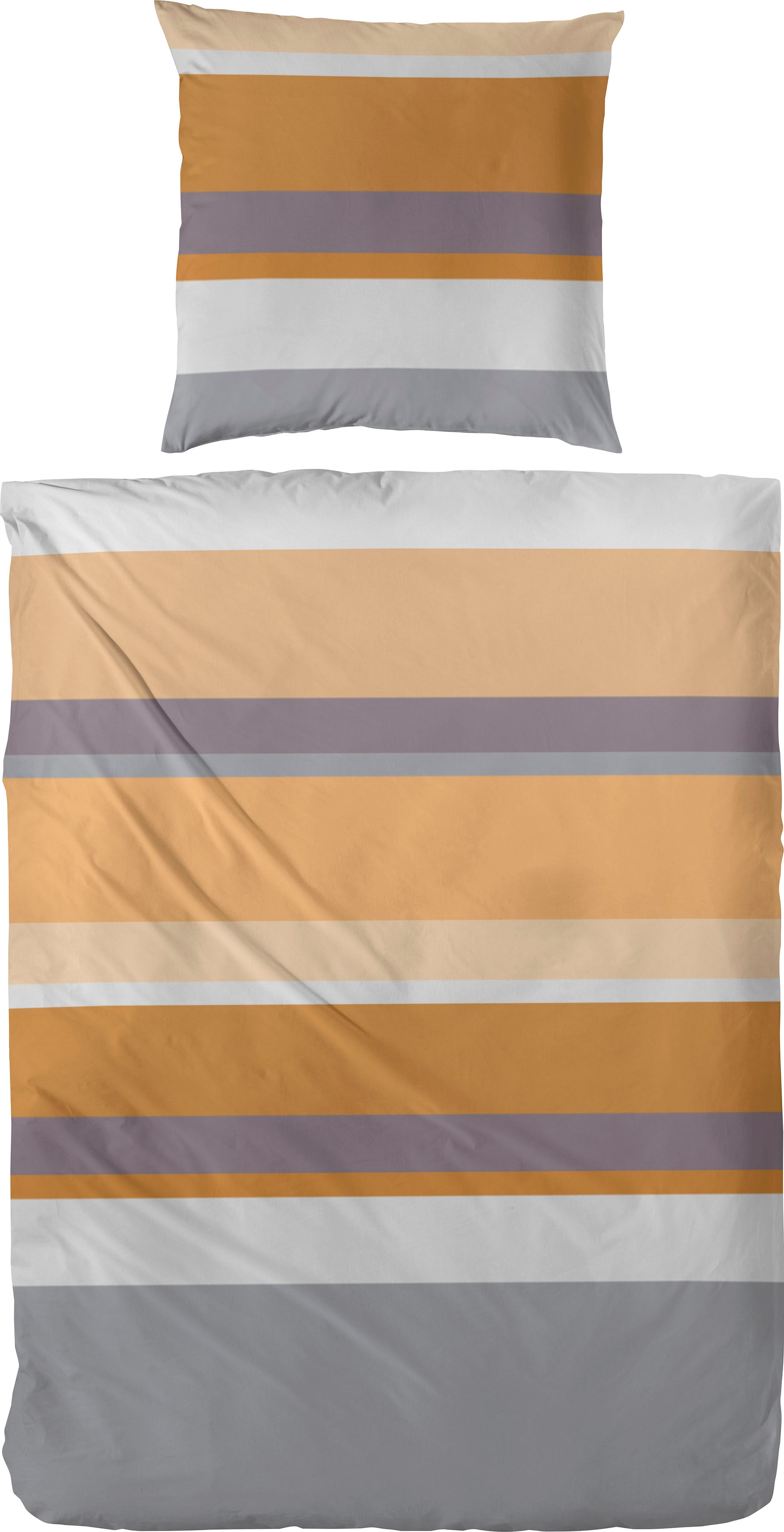 Primera Bettwäsche »Heavy Stripe«, (2 tlg.), mit modernen Streifen in frischen Farben von Primera