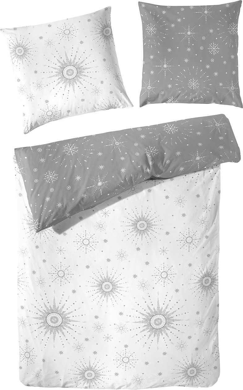 Primera Bettwäsche »Mako-Satin-Bettwäsche Milky Way«, Mit dem Trendsymbol 2021/2022 von Primera