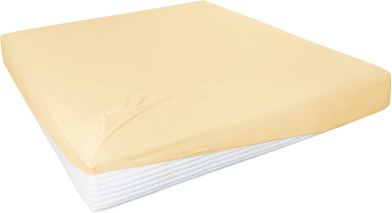 Primera Spannbettlaken »Elasthan-Feinjersey«, PREMIUM, aus 95% gekämmter Baumwolle und 5% Elasthan, bis 28 cm Höhe von Primera