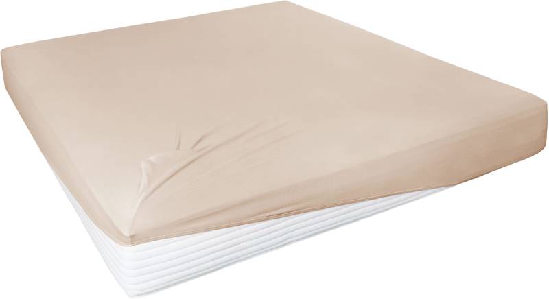 Primera Spannbettlaken »Elasthan-Feinjersey«, PREMIUM, aus 95% gekämmter Baumwolle und 5% Elasthan, bis 28 cm Höhe von Primera