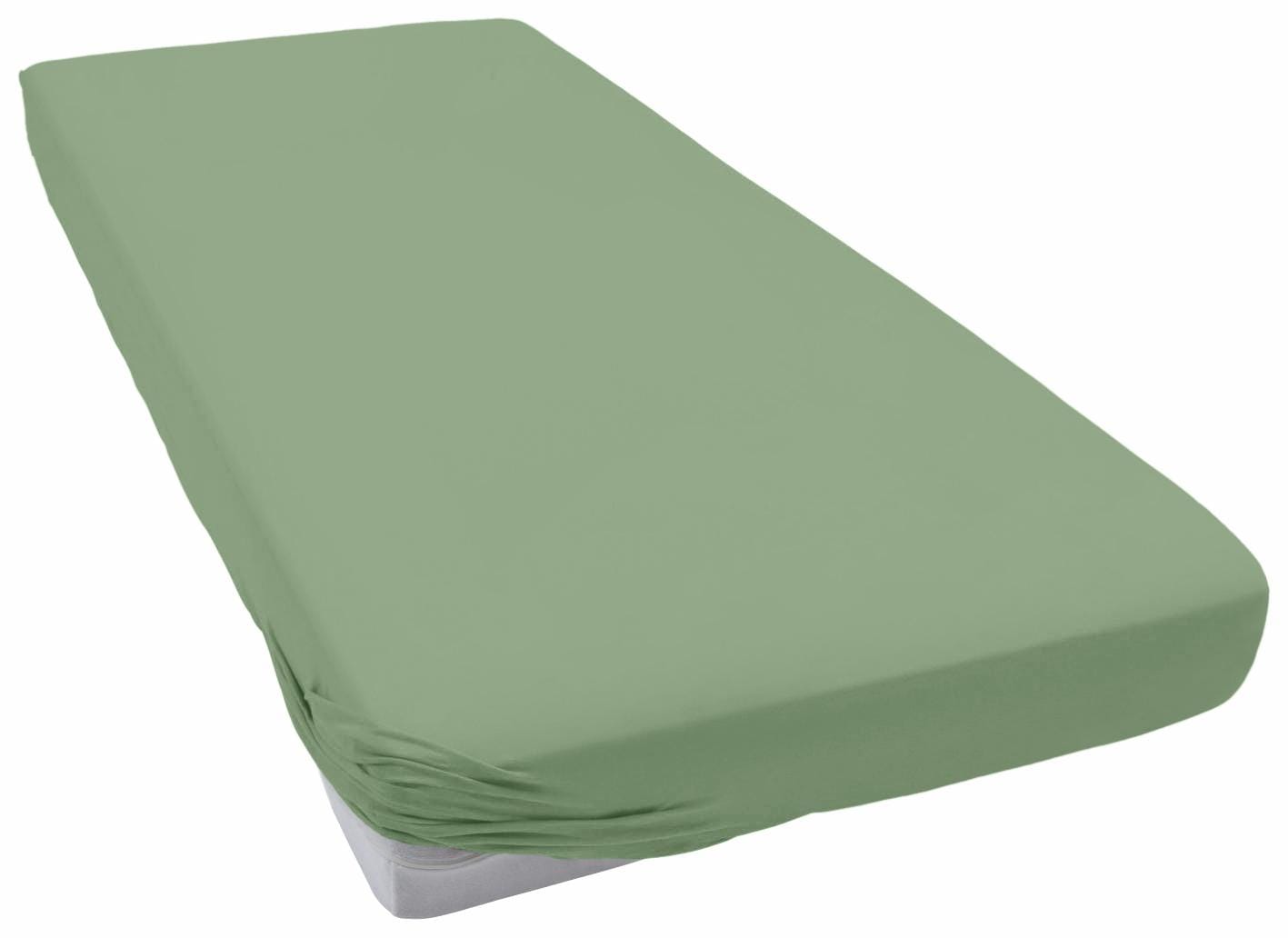 Primera Spannbettlaken »Mako-Feinjersey Spannbetttuch«, Geeignet für Standardmatratzen bis 22 cm, 100% Baumwolle von Primera