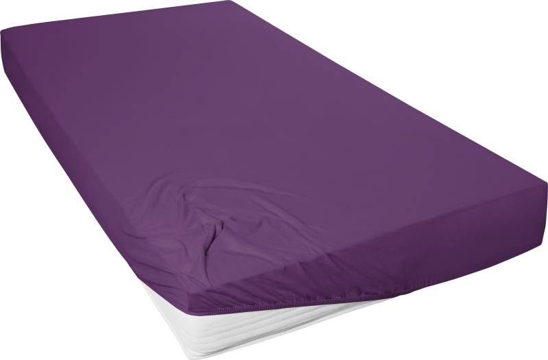 Primera Spannbettlaken »Mako-Feinjersey Spannbetttuch«, Geeignet für Standardmatratzen bis 22 cm, 100% Baumwolle von Primera