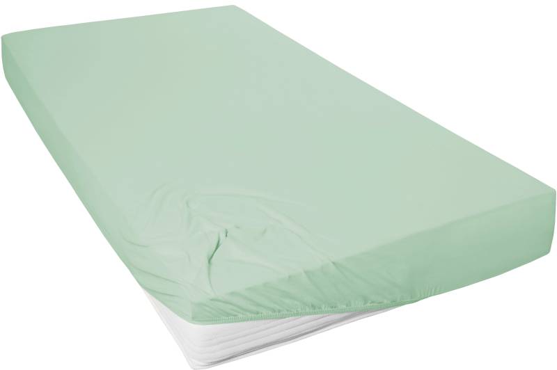 Primera Spannbettlaken »Mako-Feinjersey Spannbetttuch«, Geeignet für Standardmatratzen bis 22 cm, 100% Baumwolle von Primera