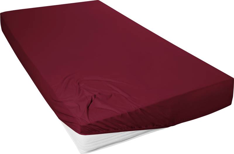 Primera Spannbettlaken »Mako-Feinjersey Spannbetttuch«, Geeignet für Standardmatratzen bis 22 cm, 100% Baumwolle von Primera