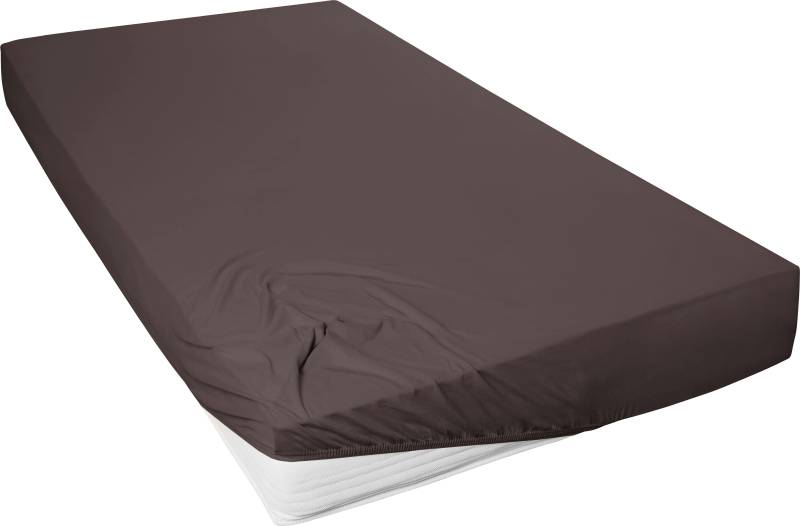 Primera Spannbettlaken »Mako-Feinjersey Spannbetttuch«, Geeignet für Standardmatratzen bis 22 cm, 100% Baumwolle von Primera