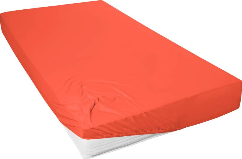 Primera Spannbettlaken »Mako-Feinjersey Spannbetttuch«, Geeignet für Standardmatratzen bis 22 cm, 100% Baumwolle von Primera